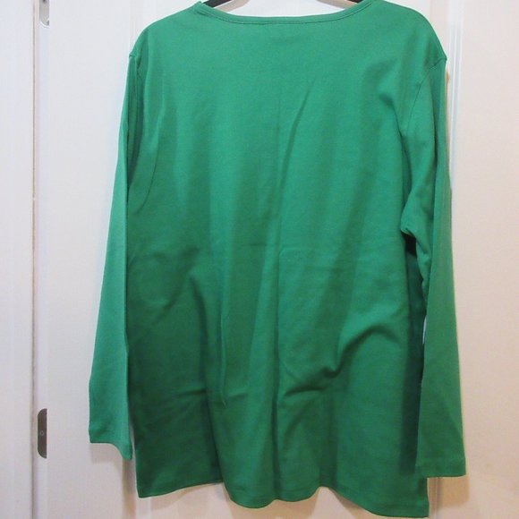 Mc2-Plus HOLIDAY Sportswear Womens Crew Neck Long Sleeve Graphic T-Shirt 2X NWT - Picture 5 of 12